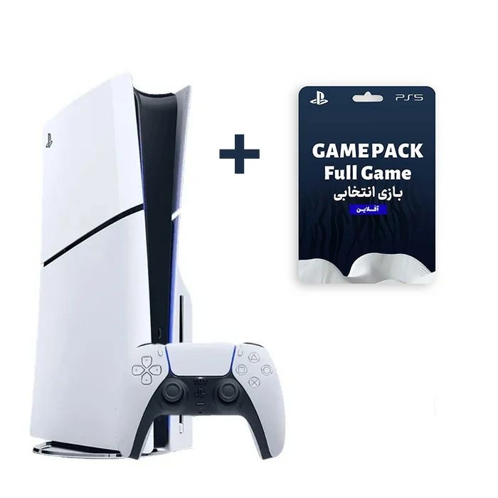 پلی استیشن 5 اسلیم استاندارد همراه با نصب بازی آفلاین