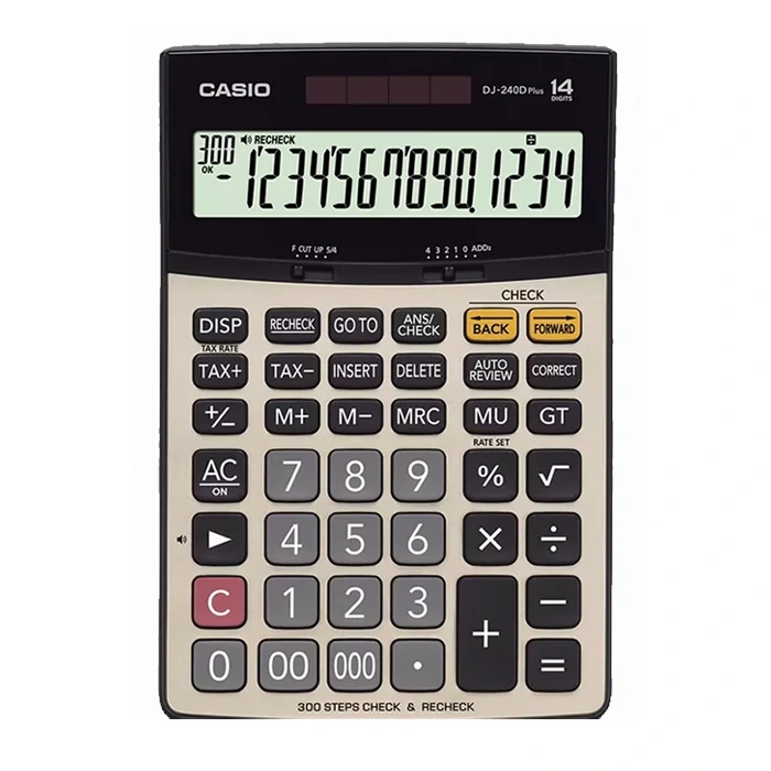 ماشین حساب کاسیو مدل - DJ-240D Plus ماشین حساب کاسیو مدل - DJ-240D Plus