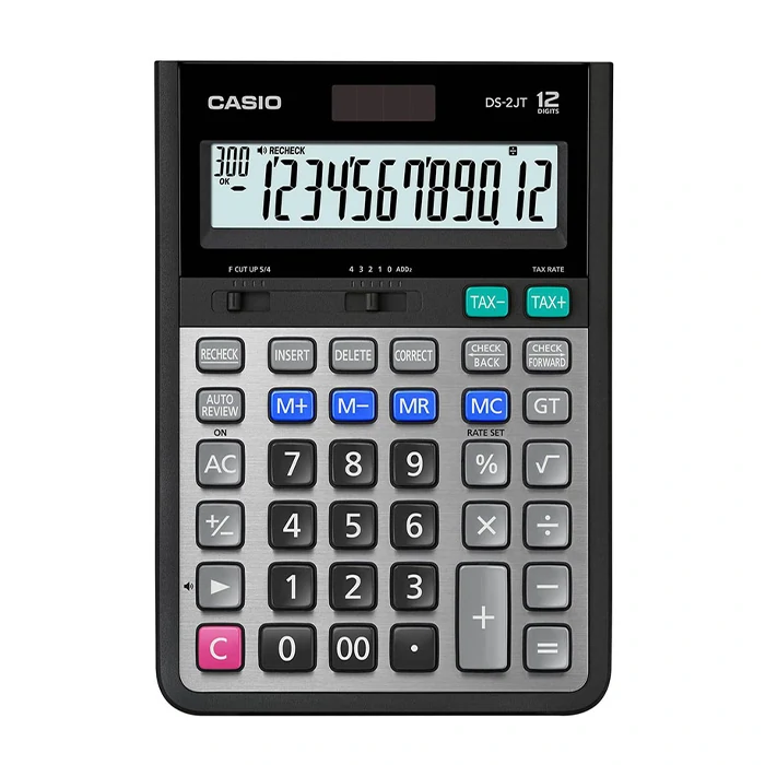 ماشین حساب کاسیو مدل DS-2JT ماشین حساب کاسیو مدل DS-2JT