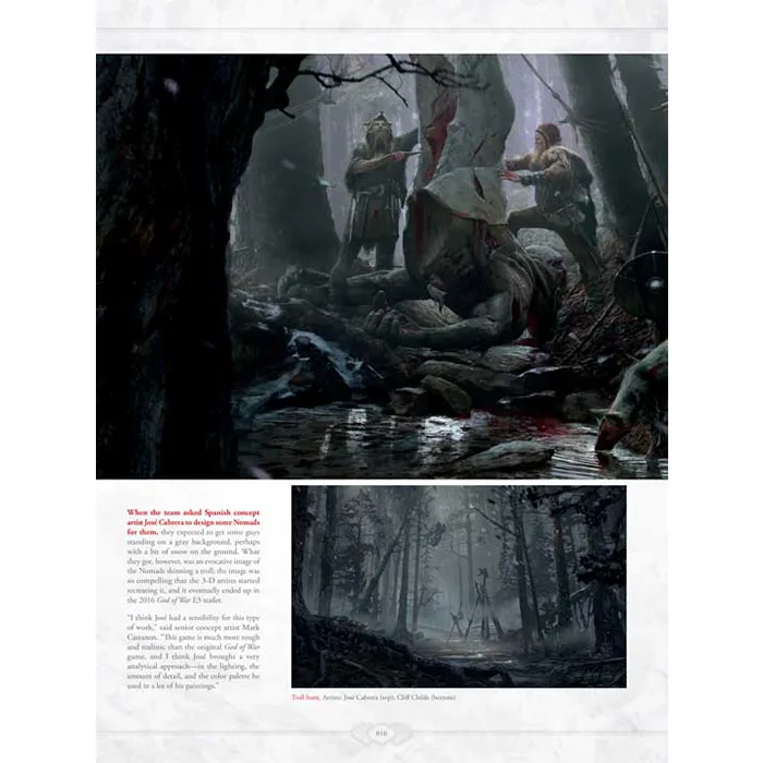 آرت بوک بازی گاد آف وار The Art of God of War