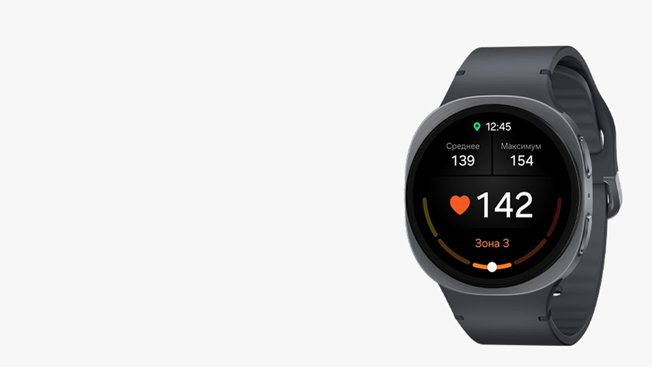 ساعت هوشمند 44 میلیمتری SAMSUNG مدل Galaxy Watch 8 با بند پلاستیکی مشکی