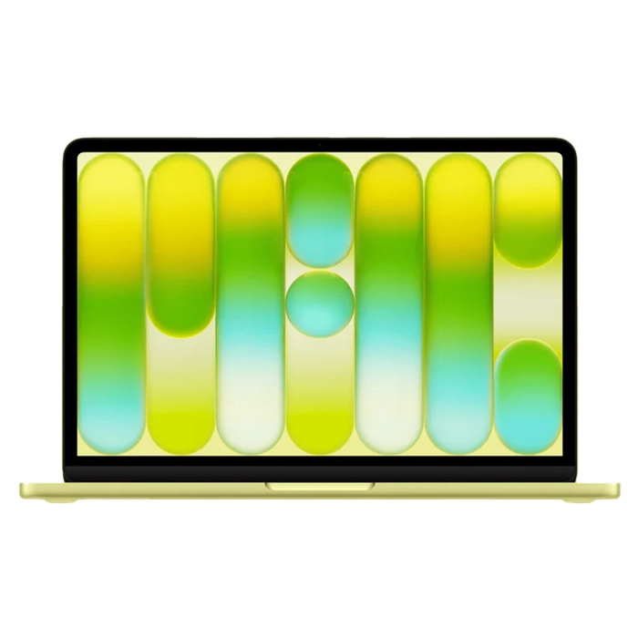 مک بوک نئو 13 اینچ مدل A18 Pro ظرفیت 256 گیگابایت رنگ سیترس (لیمویی)