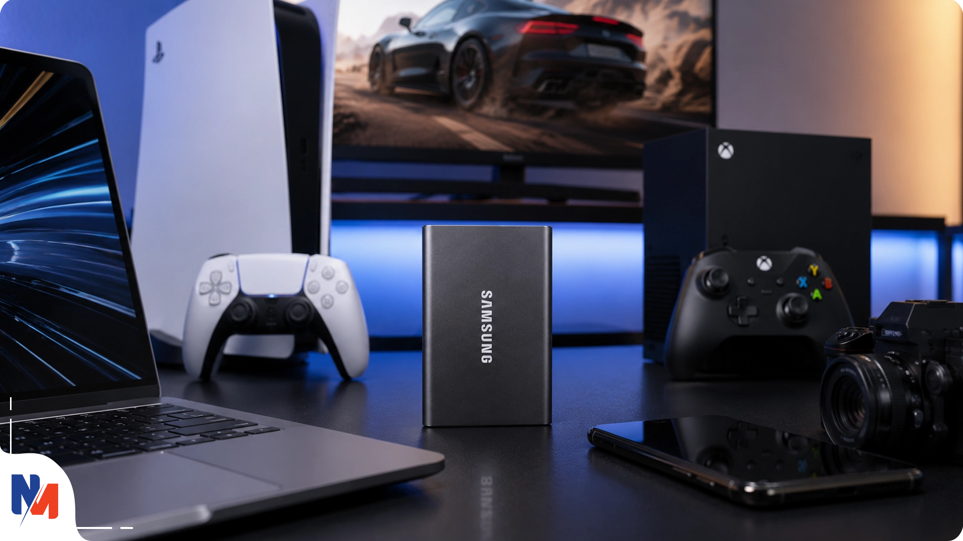 حافظه SSD اکسترنال سامسونگ مدل T7 ظرفیت 2 ترابایت