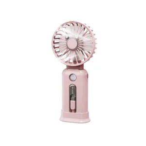 پنکه شارژی قابل حمل و پاور بانک گرین لاین مدل Wind Mate Pink