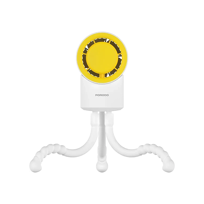 پنکه شارژی قابل حمل با پایه منعطف پرودو مدل Coolflex Mini پنکه شارژی قابل حمل با پایه منعطف پرودو مدل Coolflex Mini