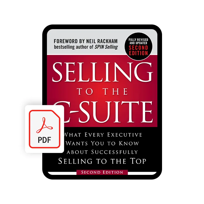 کتاب الکترونیکی Selling to the C-Suite کتاب الکترونیکی Selling to the C-Suite