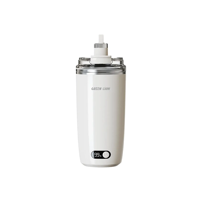تراول ماگ همزن مغناطیسی گرین لاین مدل Auto Stirring 350 ml Cream تراول ماگ همزن مغناطیسی گرین لاین مدل Auto Stirring 350 ml Cream