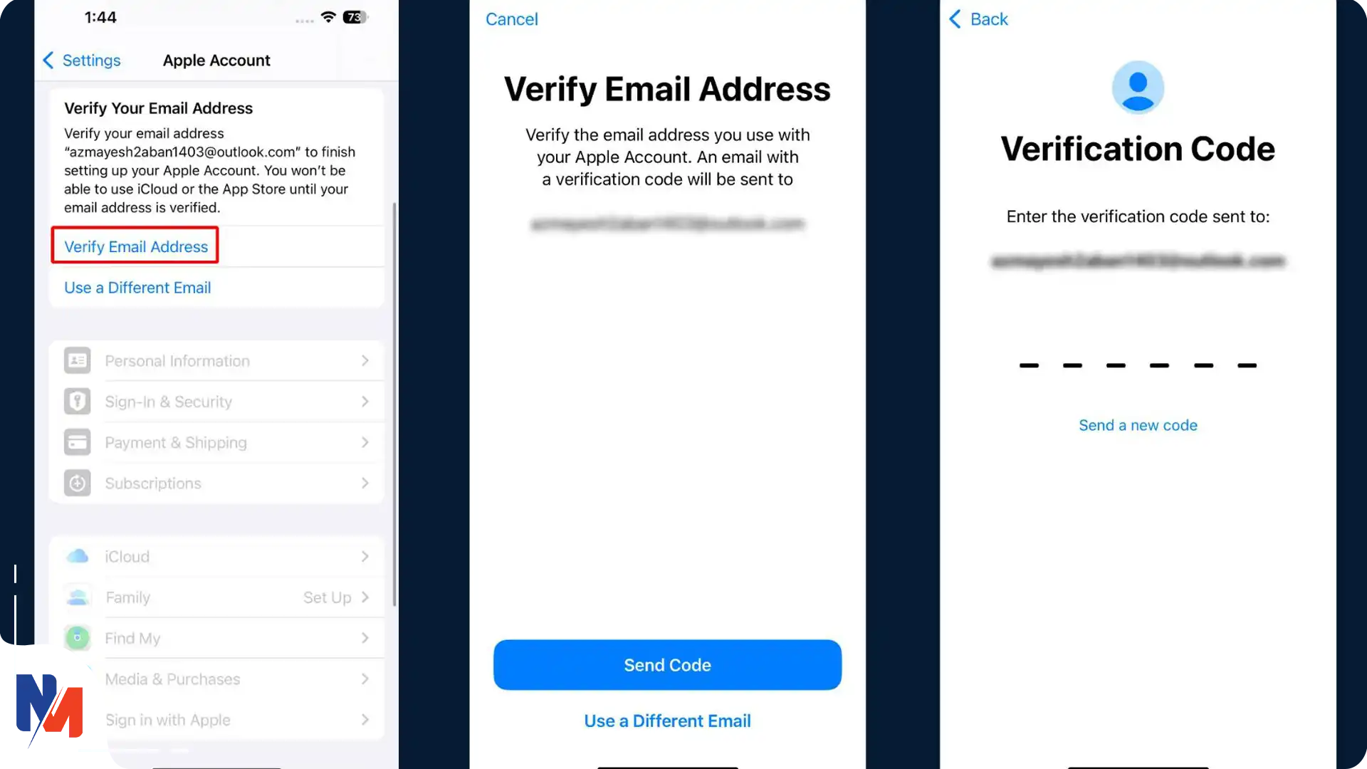 آموزش ساخت اپل آیدی؛ راهنمای ۰ تا ۱۰۰ ساخت Apple ID رایگان نحوه تأیید ایمیل و فعال سازی اپل آیدی