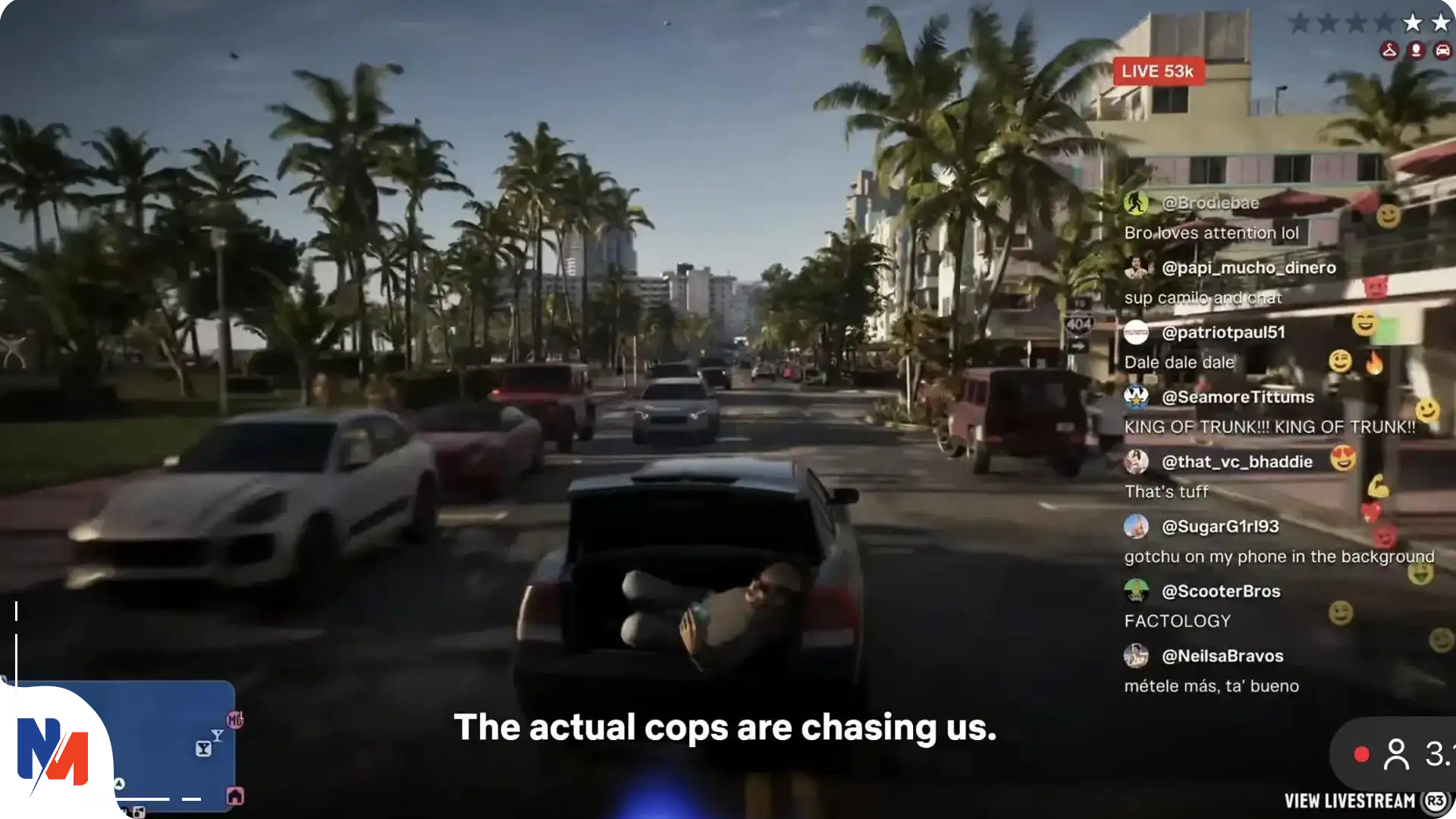 لیک جی تی ای ۶؛ بررسی اطلاعات فاششده درباره GTA 6 تعقیب و گریز پلیس در لیک GTA 6