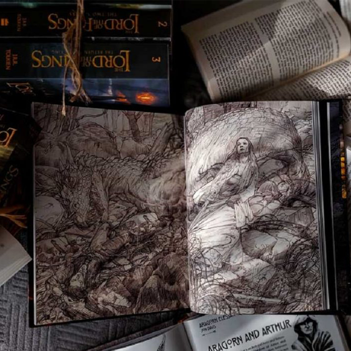 آرت بوک ارباب حلقه‌ها Middle Earth: Journeys in Myth and Legend