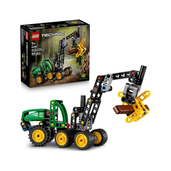 ساختنی لگو تکنیک مدل 42218 ماشین چوب‌بری John Deere 1470H اورجینال