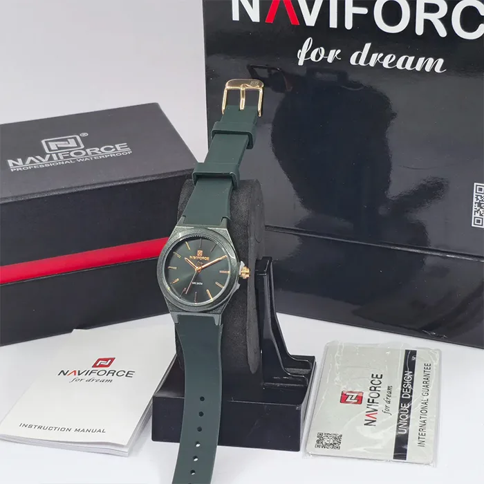 ساعت مچی زنانه نیوی فورس مدل NAVIFORCE NF5056 GN/GN