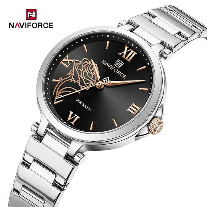 ساعت مچی زنانه نیوی فورس مدل NAVIFORCE NF5060 S/B