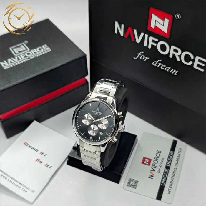ساعت مچی مردانه نیوی فورس NAVIFORCE NF8076 S/B/S