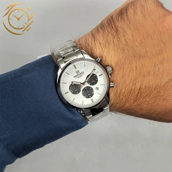 ساعت مچی مردانه نیوی فورس NAVIFORCE NF8076 S/W/S