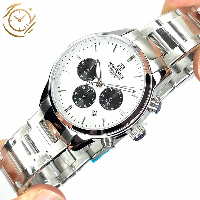 ساعت مچی مردانه نیوی فورس NAVIFORCE NF8076 S/W/S