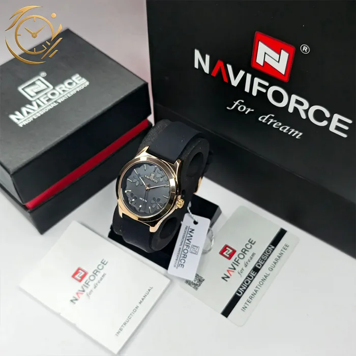 خرید ساعت مچی زنانه نیوی فورس مدل NAVIFORCE NF5051 RG/B/B