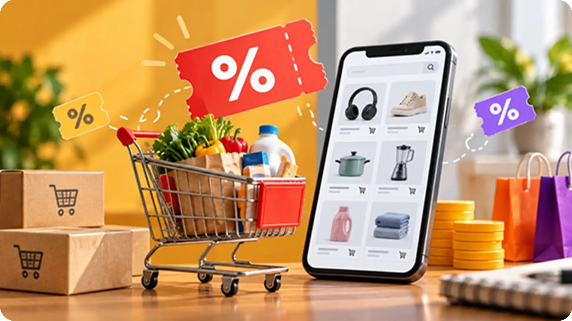 خرید اینترنتی با استفاده از کد تخفیف