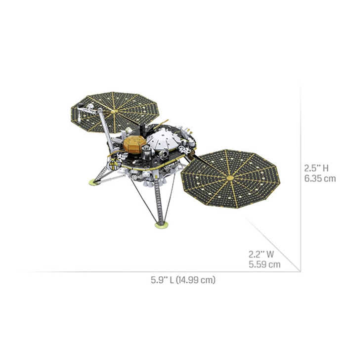 پازل فلزی سه بعدی InSight Mars Lander